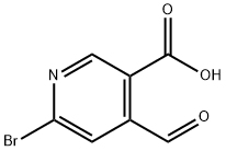 3-Pyridinecarboxylic acid, 6-bromo-4-formyl-|
