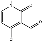 4-CHLORO-2-HYDROXYNICOTINALDEHYDE Structure