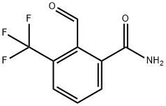 Benzamide, 2-formyl-3-(trifluoromethyl)- Structure