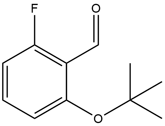 2-(tert-butoxy)-6-fluorobenzaldehyde 结构式
