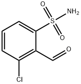 3-Chloro-2-formylbenzenesulfonamide 结构式