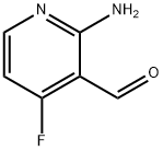 3-Pyridinecarboxaldehyde, 2-amino-4-fluoro- Structure