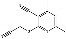 3-Pyridinecarbonitrile, 2-[(cyanomethyl)thio]-4,6-dimethyl-