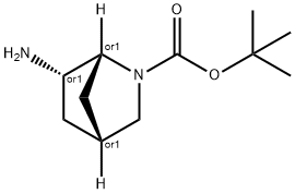 tert-butyl (1R,4R,6S)-rel-6-amino-2-azabicyclo[2.2.1]heptane-2-carboxylate,1290539-92-2,结构式