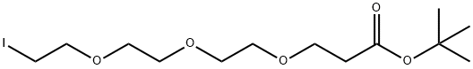 Propanoic acid, 3-[2-[2-(2-iodoethoxy)ethoxy]ethoxy]-, 1,1-dimethylethyl ester Structure