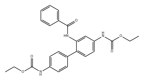 Carbamic acid, [2-(benzoylamino)[1,1'-biphenyl]-4,4'-diyl]bis-, diethyl ester (9CI)