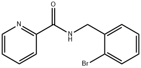 2-Pyridinecarboxamide, N-[(2-bromophenyl)methyl]-