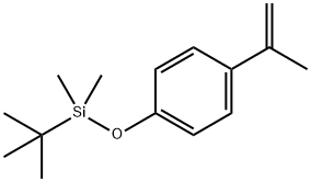 tert-butyldimethyl(4-(prop-1-en-2-yl)phenoxy)silane 结构式