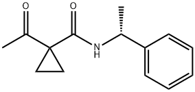 Cyclopropanecarboxamide, 1-acetyl-N-[(1R)-1-phenylethyl]-