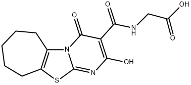 Glycine, N-[(7,8,9,10-tetrahydro-2-hydroxy-4-oxo-4H,6H-cyclohepta[4,5]thiazolo[3,2-a]pyrimidin-3-yl)carbonyl]-|TRC160334