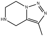 3-甲基-4,5,6,7-四氢-[1,2,3]三唑并[1,5-A]吡嗪, 1293996-10-7, 结构式
