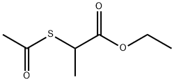 乙基 2-(乙酰基硫基)丙酸酯, 129975-20-8, 结构式