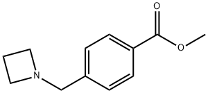 Benzoic acid, 4-?(1-?azetidinylmethyl)?-?, methyl ester|4-(氮杂环丁-1-基甲基)苯甲酸甲酯