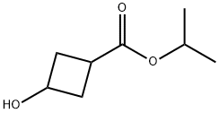 Cyclobutanecarboxylic acid, 3-hydroxy-, 1-methylethyl ester Structure