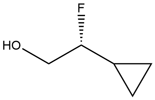 (βR)-β-Fluorocyclopropaneethanol Struktur