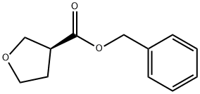 3-Furancarboxylic acid, tetrahydro-, phenylmethyl ester, (S)- (9CI) 化学構造式