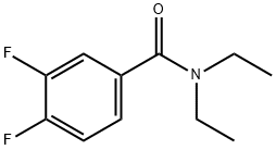 Benzamide, N,N-diethyl-3,4-difluoro- Structure