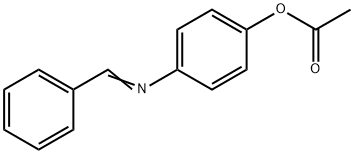 Phenol, 4-[(phenylmethylene)amino]-, 1-acetate