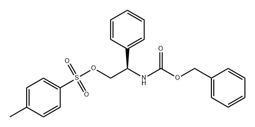 Carbamic acid, N-[(1R)-2-[[(4-methylphenyl)sulfonyl]oxy]-1-phenylethyl]-, phenylmethyl ester