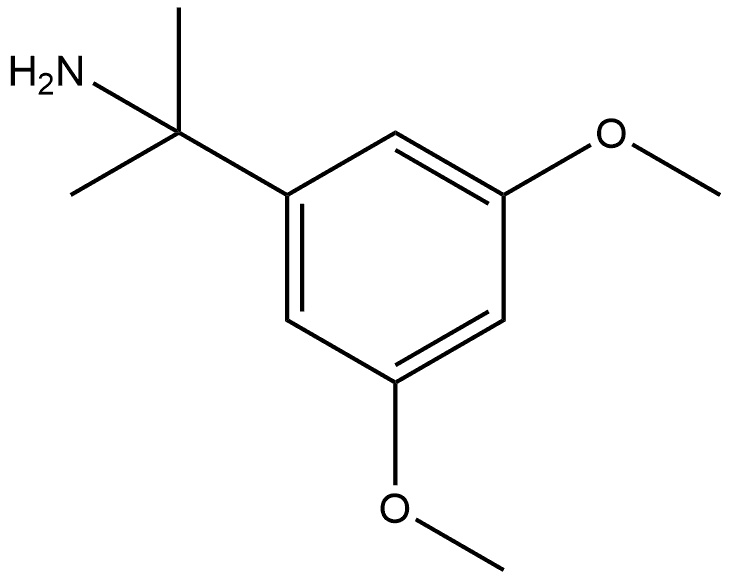 2-(3，5-dimethoxyphenyl)propan-2-amine hydrochloride 结构式