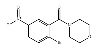 (2-Bromo-5-nitrophenyl)(morpholino)methanone 结构式