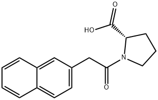 L-Proline, 1-(2-naphthalenylacetyl)- (9CI) Structure