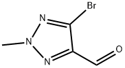 5-溴-2-甲基-2H-1,2,3-三唑-4-甲醛, 1306610-18-3, 结构式
