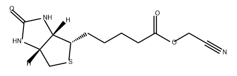 1H-Thieno[3,4-d]imidazole-4-pentanoic acid, hexahydro-2-oxo-, cyanomethyl ester, (3aS,4S,6aR)-