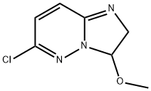 6-Chloro-3-methoxy-2,3-dihydroimidazo[1,2-b]pyridazine hydrochloride 结构式