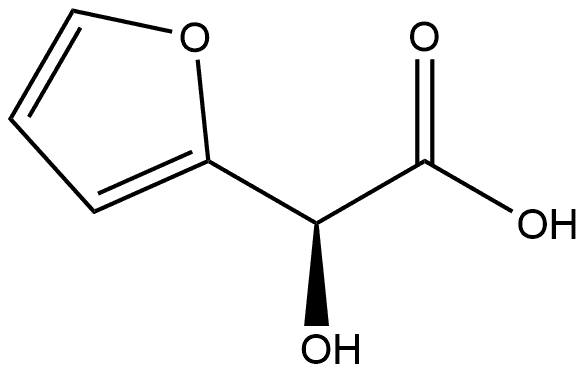 2-Furanacetic acid, α-hydroxy-, (S)- (9CI) Structure