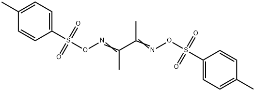 2,3-Butanedione, 2,3-bis[O-[(4-methylphenyl)sulfonyl]oxime] 结构式