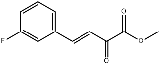 (E)-4-(3-氟苯基)-2-氧代丁-3-烯酸甲酯 结构式