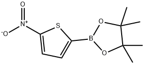 1,3,2-Dioxaborolane, 4,4,5,5-tetramethyl-2-(5-nitro-2-thienyl)- Struktur