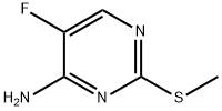 5-氟-2-(甲硫基)嘧啶-4-胺,1310078-72-8,结构式