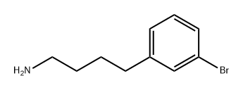 Benzenebutanamine, 3-bromo- Structure