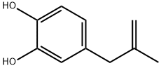 1,2-Benzenediol, 4-(2-methyl-2-propen-1-yl)- Struktur