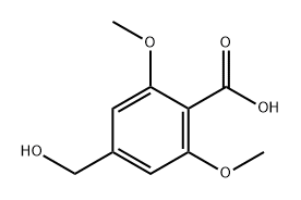 4-(羟甲基)-2,6-二甲氧基苯甲酸,131157-39-6,结构式