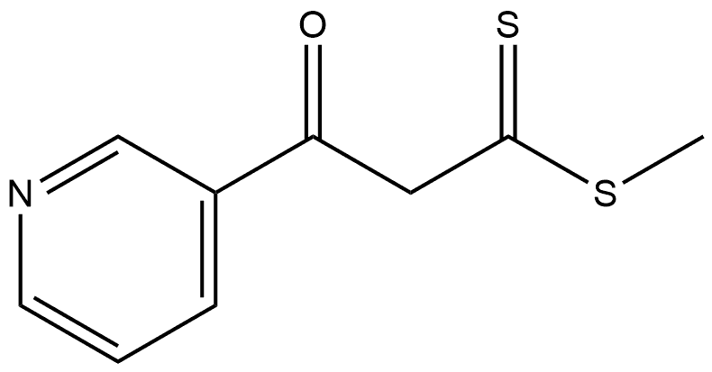 3-Pyridinepropane(dithioic) acid, β-oxo-, methyl ester