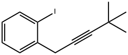 Benzene, 1-(4,4-dimethyl-2-pentyn-1-yl)-2-iodo-