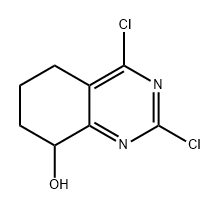 2,4-二氯-5,6,7,8-四氢喹唑啉-8-醇 结构式