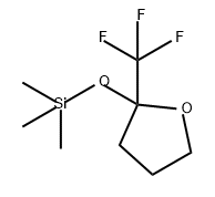Furan, tetrahydro-2-(trifluoromethyl)-2-[(trimethylsilyl)oxy]- 结构式