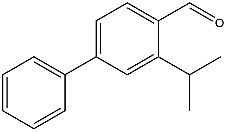 3-(1-Methylethyl)[1,1'-biphenyl]-4-carboxaldehyde Structure