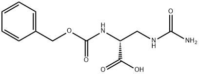 D-Alanine, 3-[(aminocarbonyl)amino]-N-[(phenylmethoxy)carbonyl]-,1313054-77-1,结构式