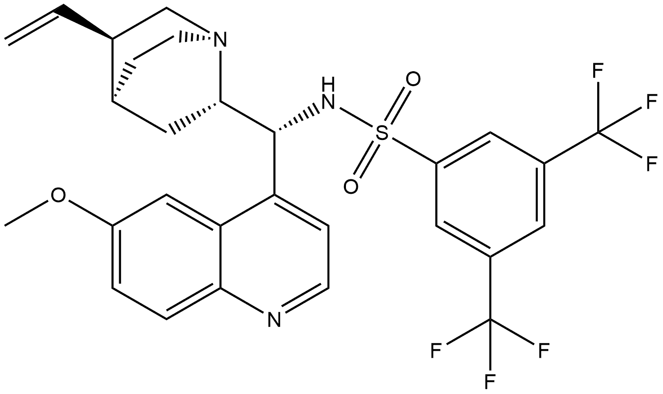 1313189-83-1 Benzenesulfonamide, N-[(8α,9R)-6'-methoxycinchonan-9-yl]-3,5-bis(trifluoromethyl)-