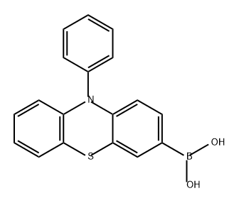 Boronic acid, B-(10-phenyl-10H-phenothiazin-3-yl)-,1314019-69-6,结构式