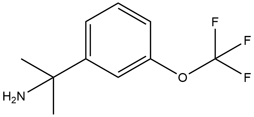 2-(3-(trifluoromethoxy)phenyl)propan-2-amine hydrochloride, 1314665-58-1, 结构式