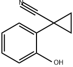 1-?(2-?hydroxyphenyl)?-Cyclopropanecarbonit?rile Structure