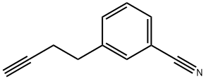 Benzonitrile, 3-(3-butyn-1-yl)- 结构式