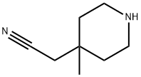 4-Piperidineacetonitrile, 4-methyl- Structure