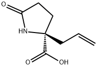 5-Oxo-2-(2-propen-1-yl)-D-proline Structure